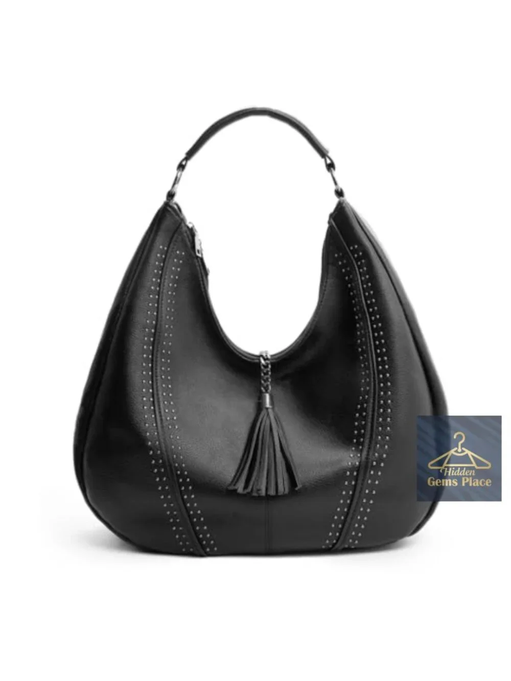 Oversized Faux Leather Hobo Bag Crossbody Shoulder Tote Purse